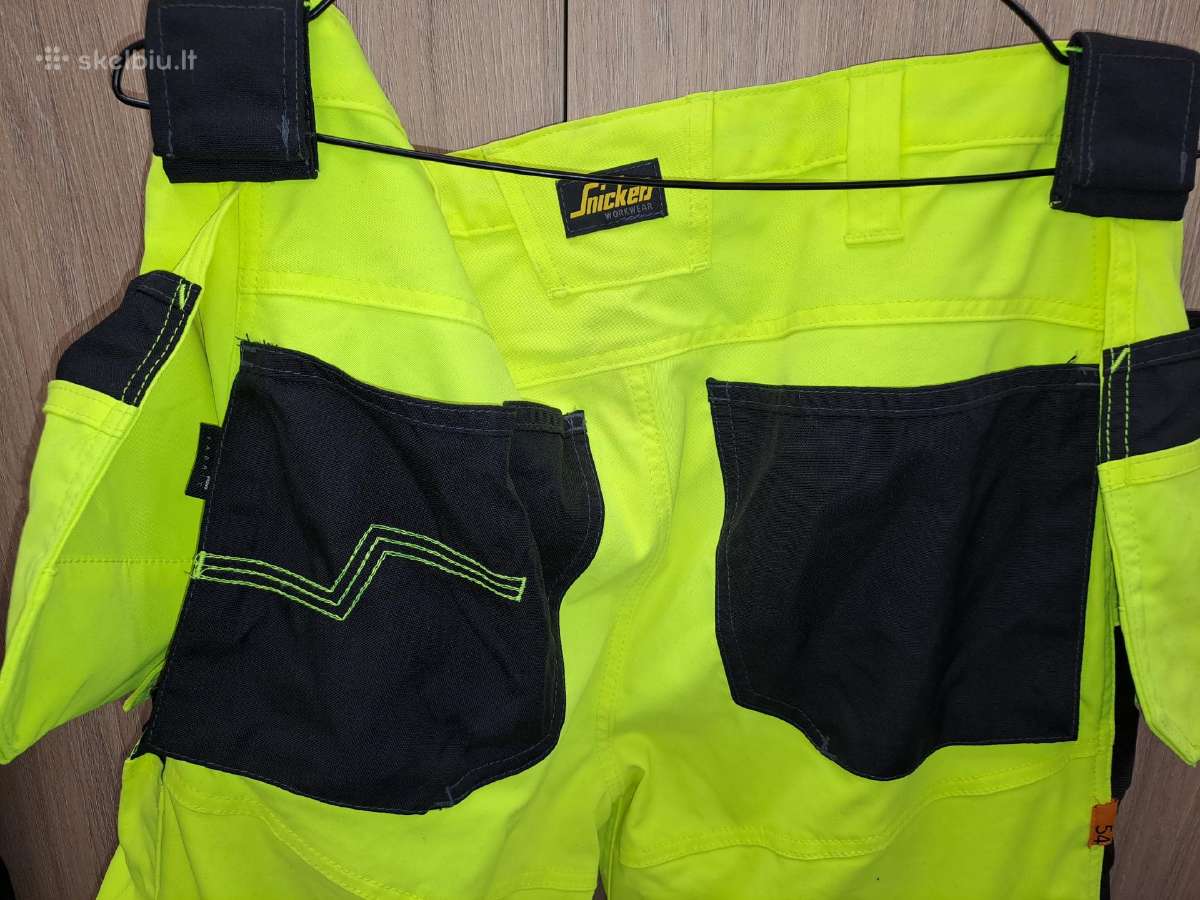 Snickers 54/XXL d.hi-viz,darbo kelnes, cordura - nuotraukos Nr. 11