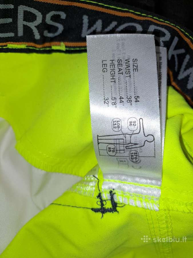 Snickers 54/XXL d.hi-viz,darbo kelnes, cordura - nuotraukos Nr. 12