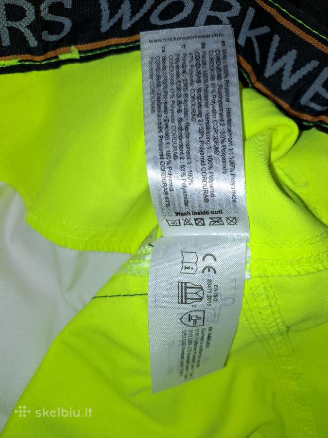 Snickers 54/XXL d.hi-viz,darbo kelnes, cordura - nuotraukos Nr. 13