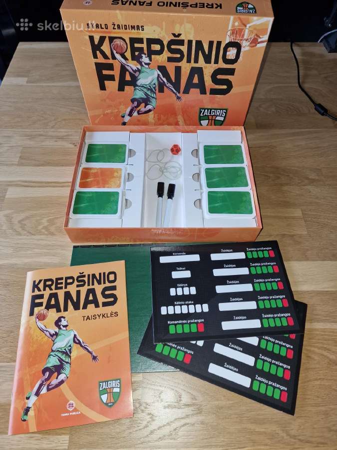 Stalo žaidimas Krepšinio fanas. Žalgiris - nuotraukos Nr. 3
