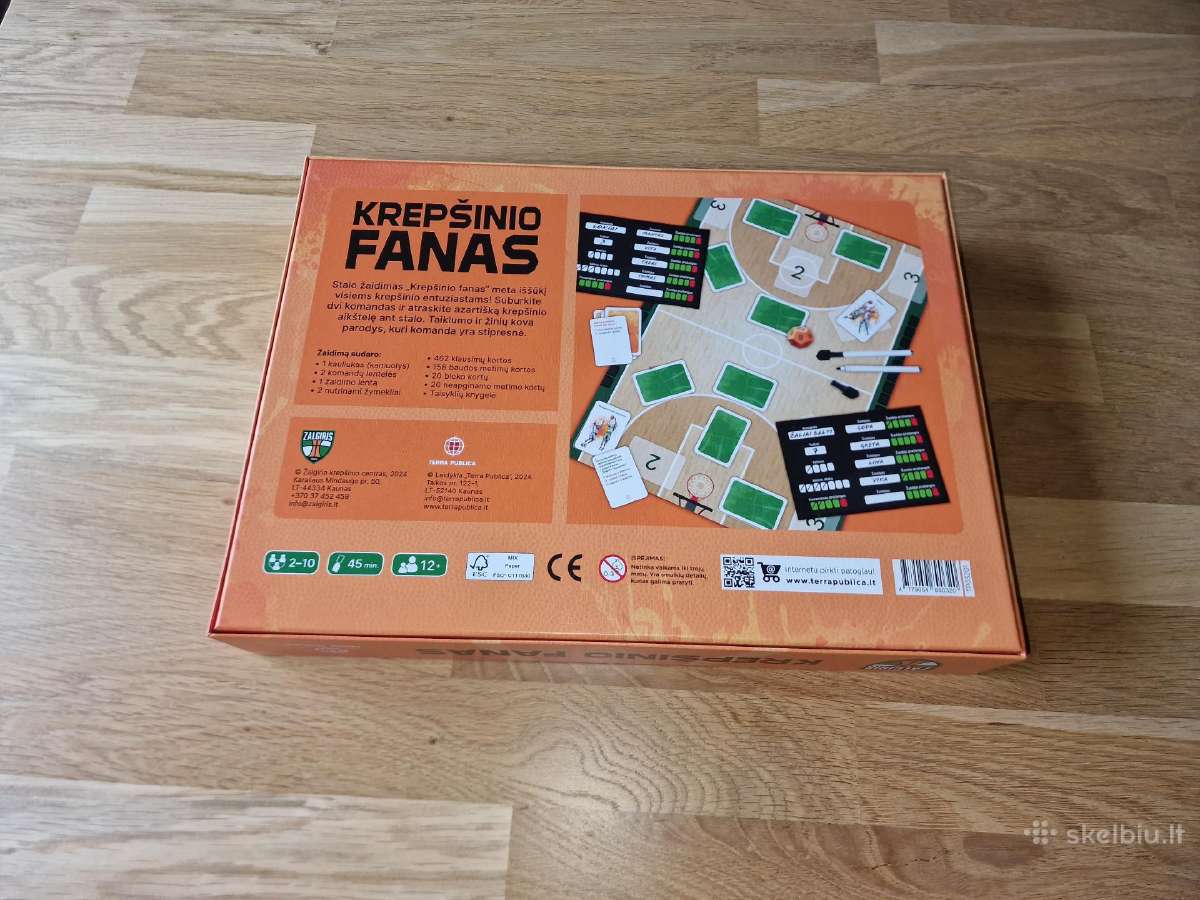Stalo žaidimas Krepšinio fanas. Žalgiris - nuotraukos Nr. 2