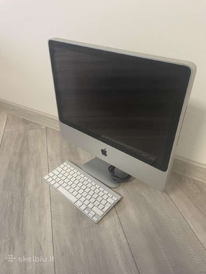 Kompiuteris iMac su klaviatūra