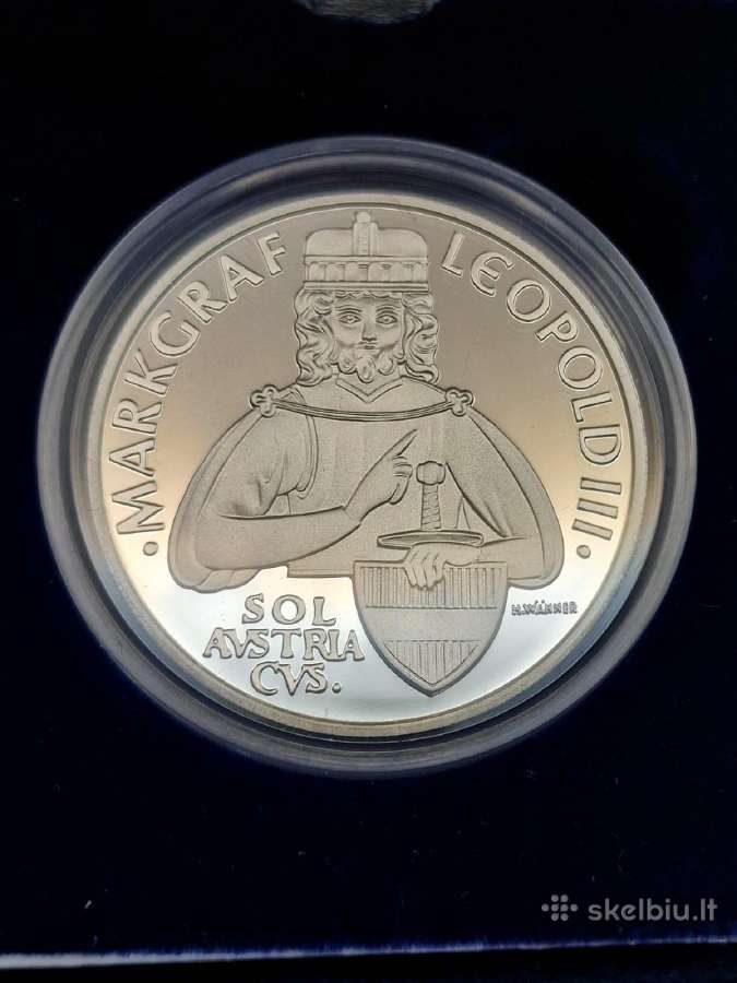 Austrija, 100 šilingų, 1996, Leopoldas III - nuotraukos Nr. 4