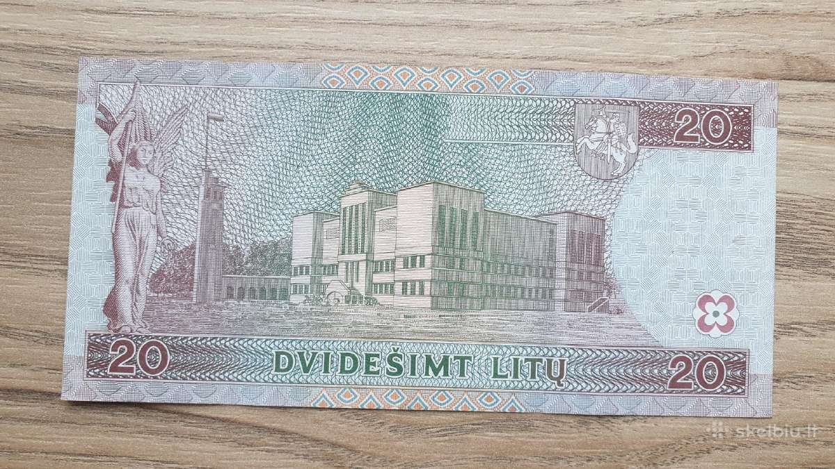 1997 metų 20 litų - nuotraukos Nr. 2