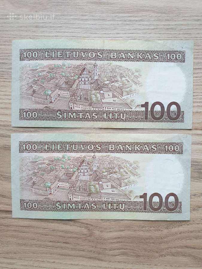 1991 metų 100 litų - nuotraukos Nr. 2