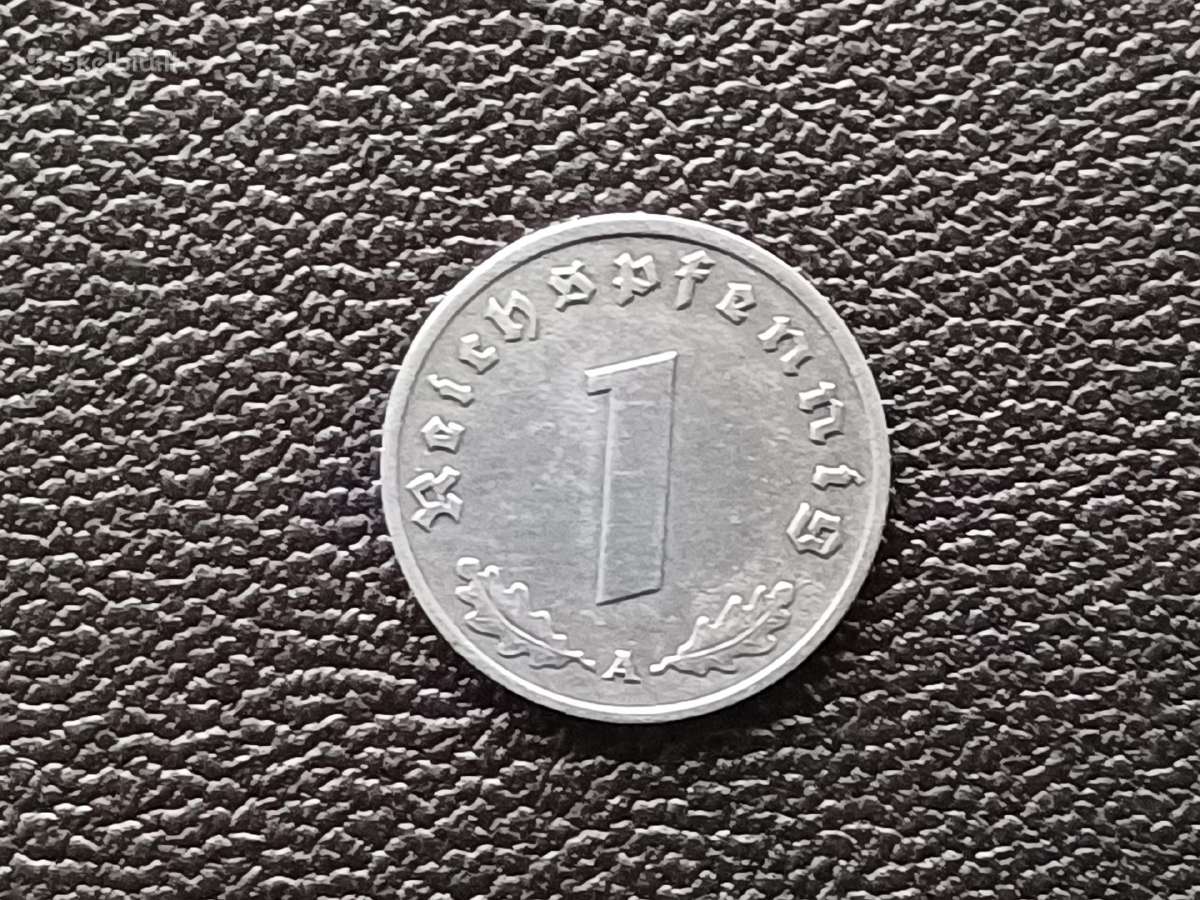 1 reichsfeningas 1942m. Vokietija