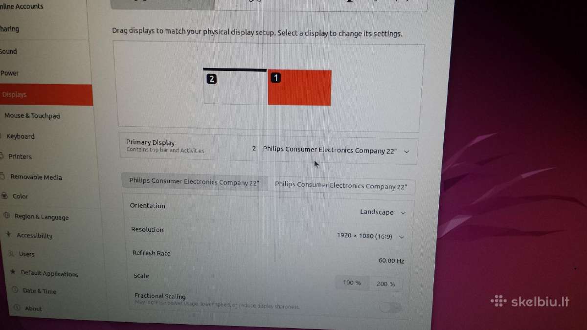22" Philips 223v5l - nuotraukos Nr. 2