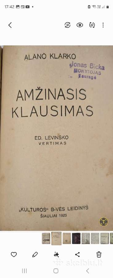 Antikvarinė knygutė - nuotraukos Nr. 2