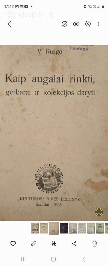 Antikvarinė knygutė - nuotraukos Nr. 3