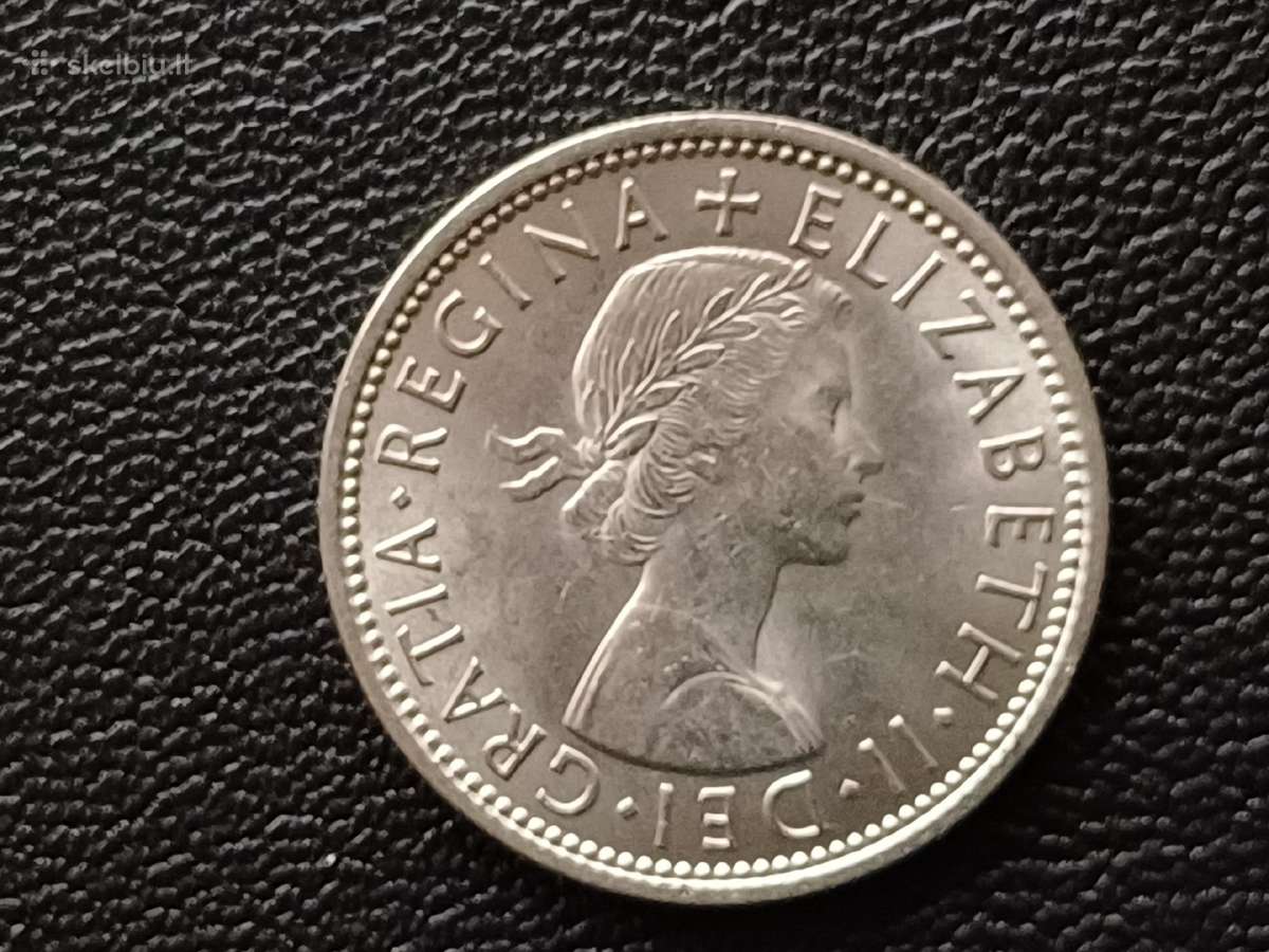 2 šilingai 1967m. Britanija unc - nuotraukos Nr. 2