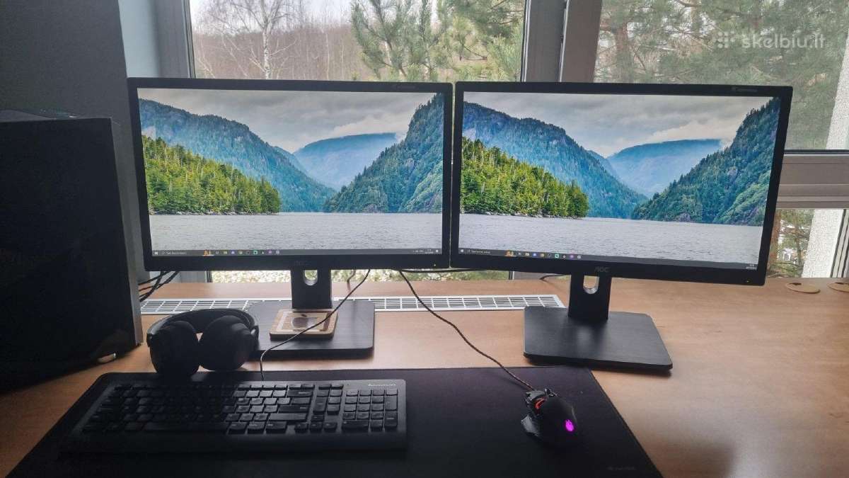 22" Aoc su Hdmi ir garsiakalbiais - nuotraukos Nr. 3