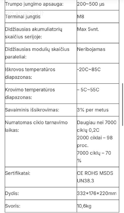 Lengvi ličio Lifepo4 akumuliatoriai žvejybai - nuotraukos Nr. 5