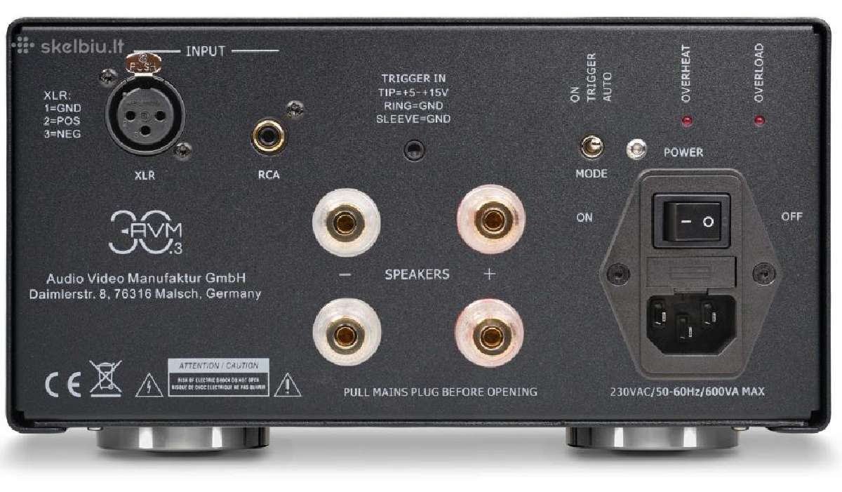 Avm Pas 30.3 streaming Preamplifier pradinis stipr - nuotraukos Nr. 7
