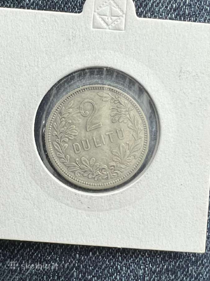 2 litai 1925 sidabras