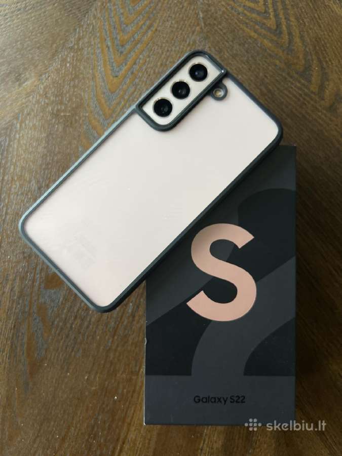 Geros būklės Samsung Galaxy S22 5G, 256gb. Pakuotė - nuotraukos Nr. 3
