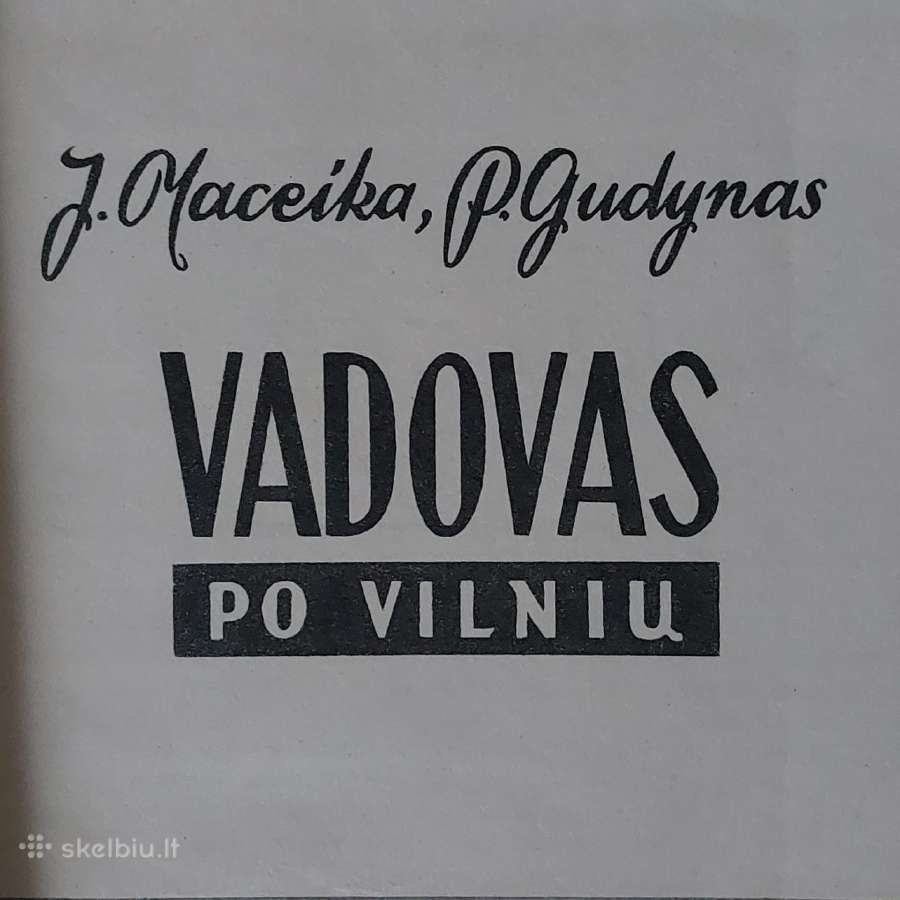 Vadovas po Vilnių ( informacinė knyga 1960 m. ) - nuotraukos Nr. 4