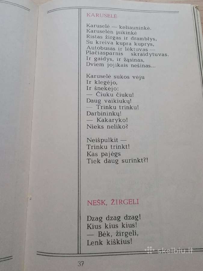 A.matučio eilėraščių knyga "Tai margumai genelio" - nuotraukos Nr. 4