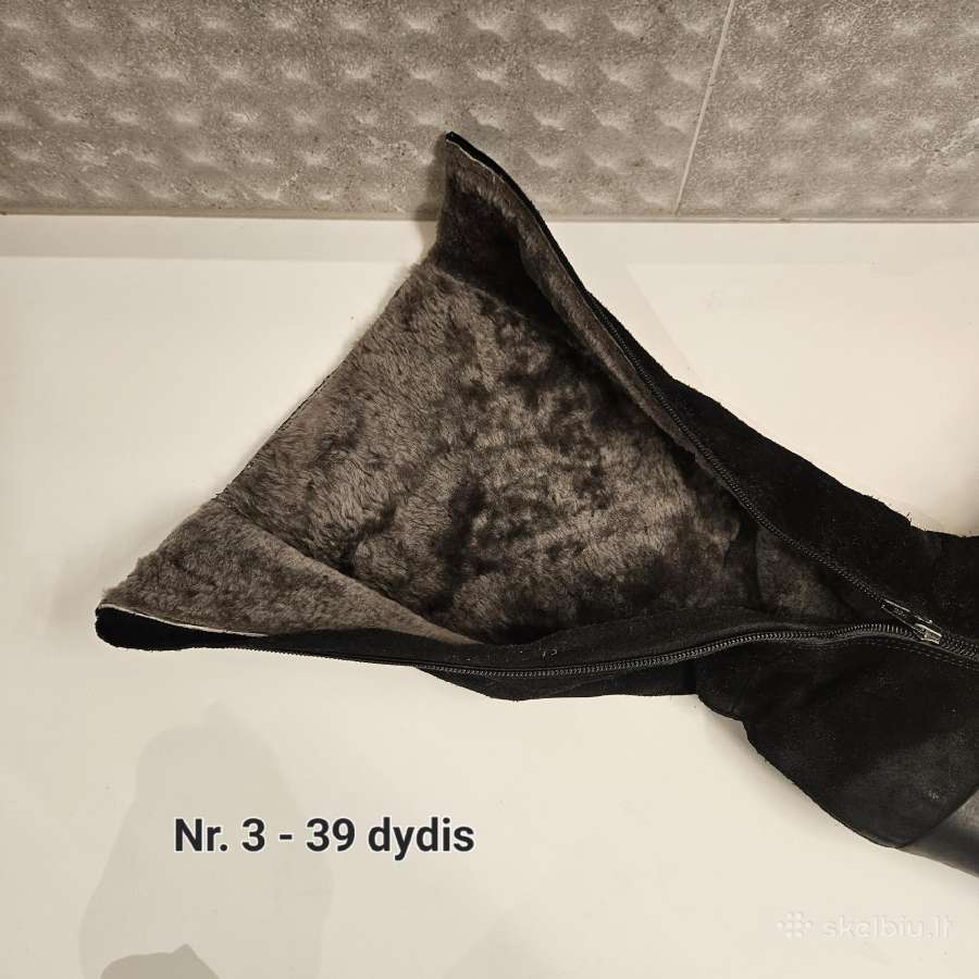 Odiniai auliniai 38-39 aukštakulniai batai 5-10eur - nuotraukos Nr. 3