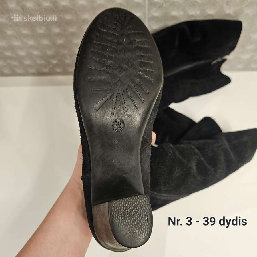 Odiniai auliniai 38-39 aukštakulniai batai 5-10eur - nuotraukos Nr. 12