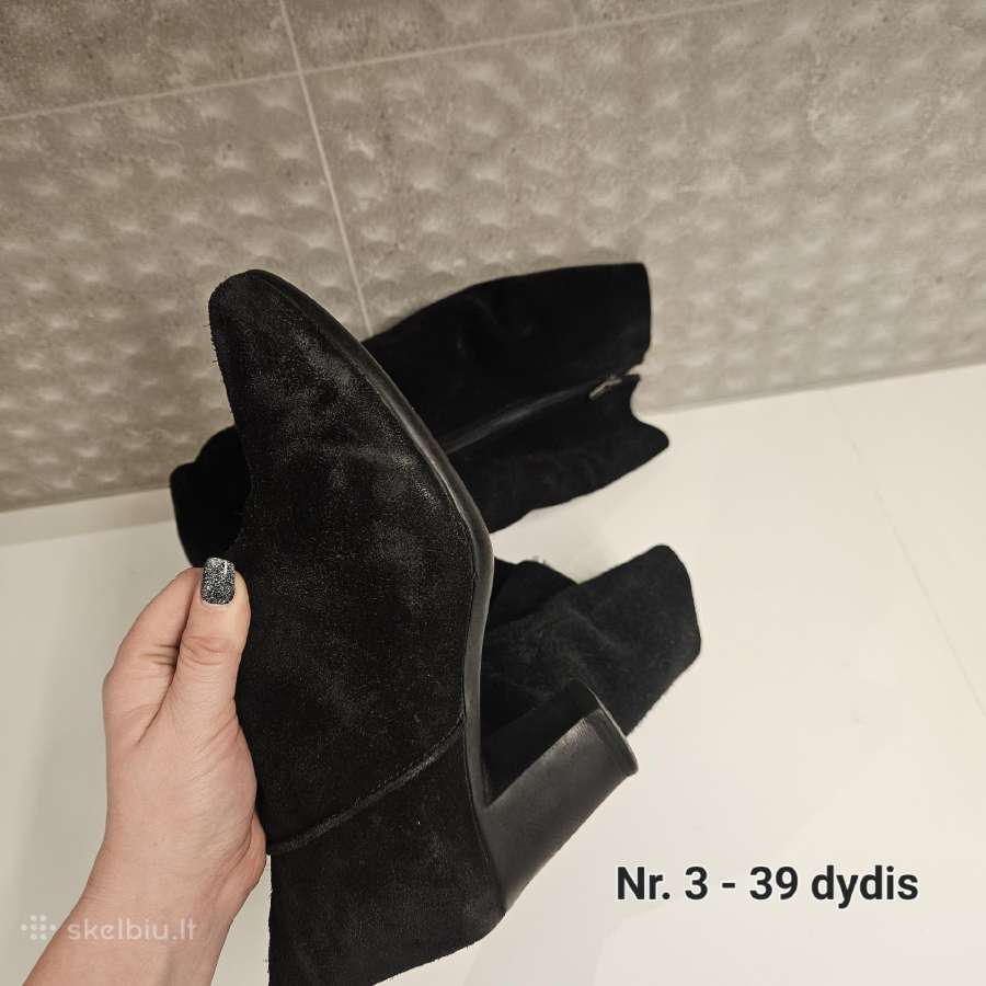 Odiniai auliniai 38-39 aukštakulniai batai 5-10eur - nuotraukos Nr. 13
