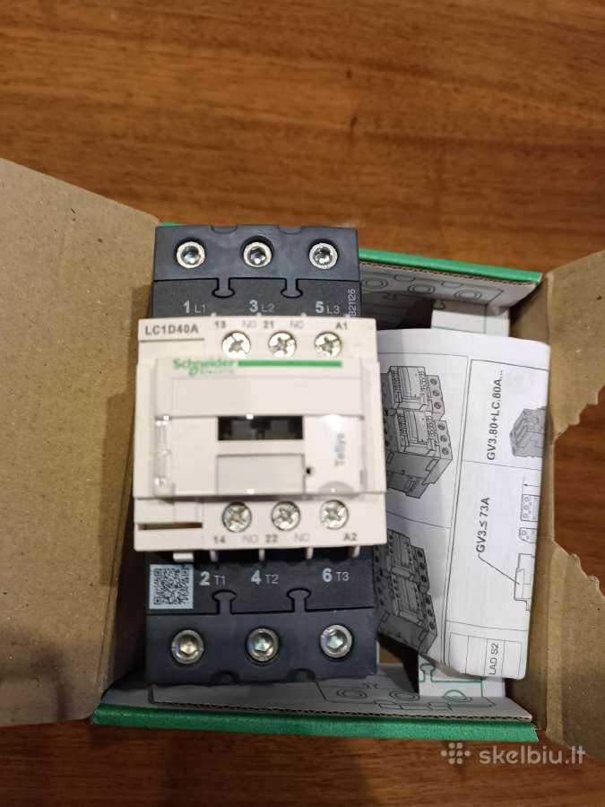 Kontaktorius 40a Lc1d40ap7