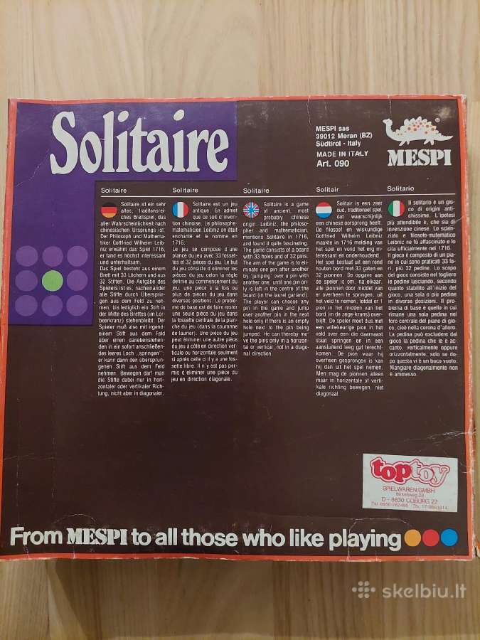 Žaidimas šeimai Solitaire - nuotraukos Nr. 2