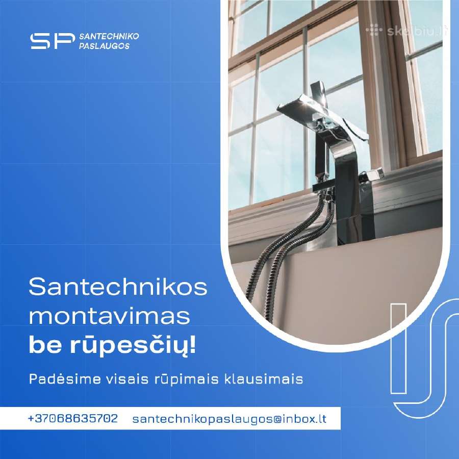 Santechniko paslaugos