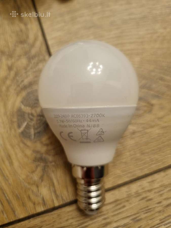 LED lemputės Bellalux 5,7w cokolis E14 24 vnt. - nuotraukos Nr. 3