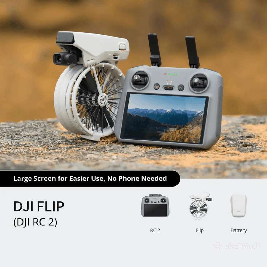 Dji Flip su Dji N3 pultu kaina 349€ - nuotraukos Nr. 12
