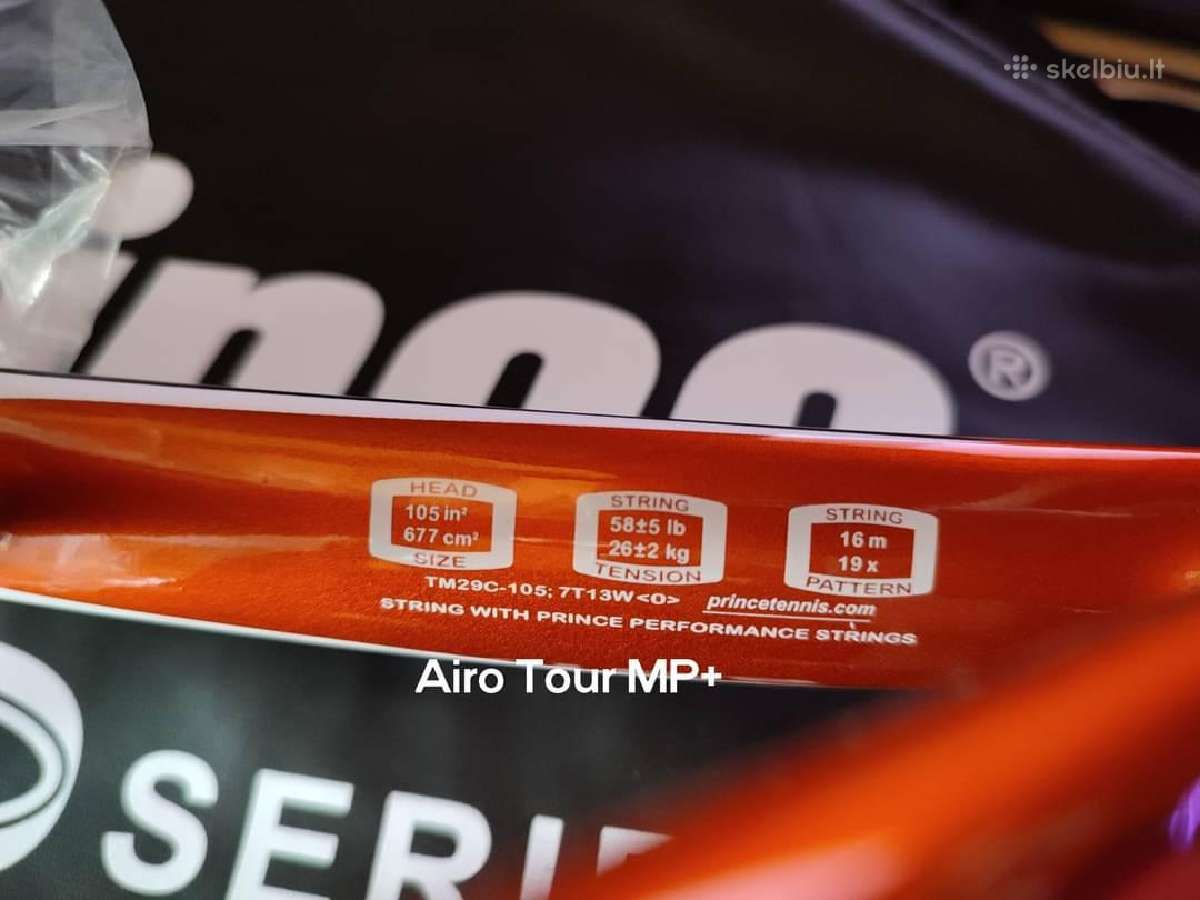 Prince Airo Tour Mp+ raketė - nuotraukos Nr. 2