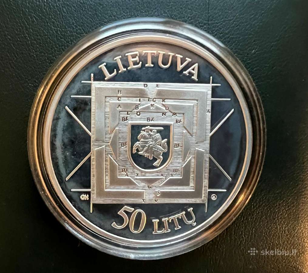 2000 m. 50 Litu - Semenavicius- Artilerijos Menas- - nuotraukos Nr. 4