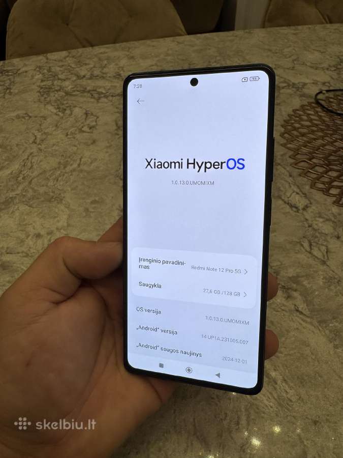 Redmi note 12 pro 5G, 8/128gb - nuotraukos Nr. 4