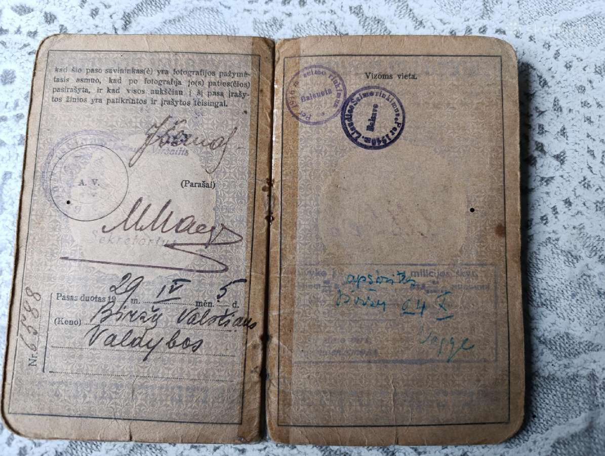 1929m.pasas Biržų valsčius - nuotraukos Nr. 4