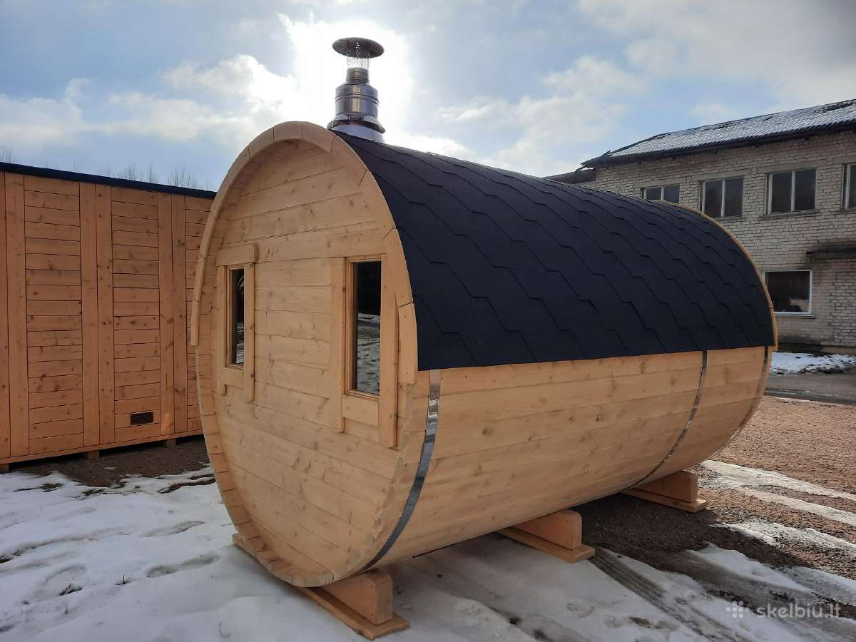 Lauko Apvali Pirtis 3600eur - Mobilios pirtys - nuotraukos Nr. 2
