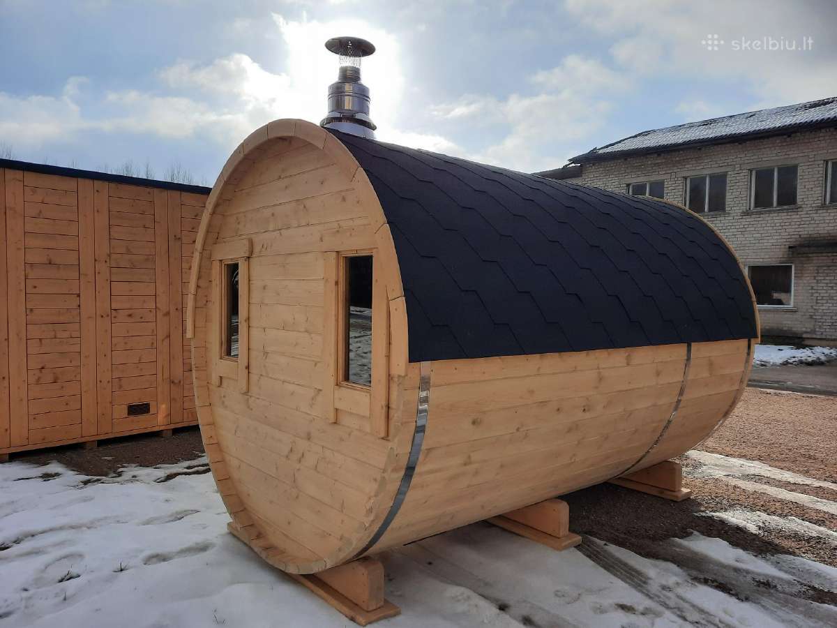 Apvali lauko pirtis tik 3900eur
