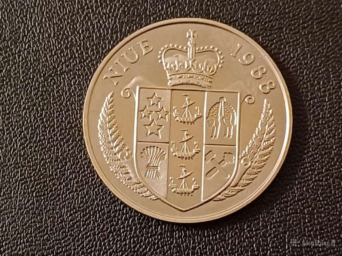 (512) 5 doleriai 1988m. Niue 28,6g. unc. - nuotraukos Nr. 2