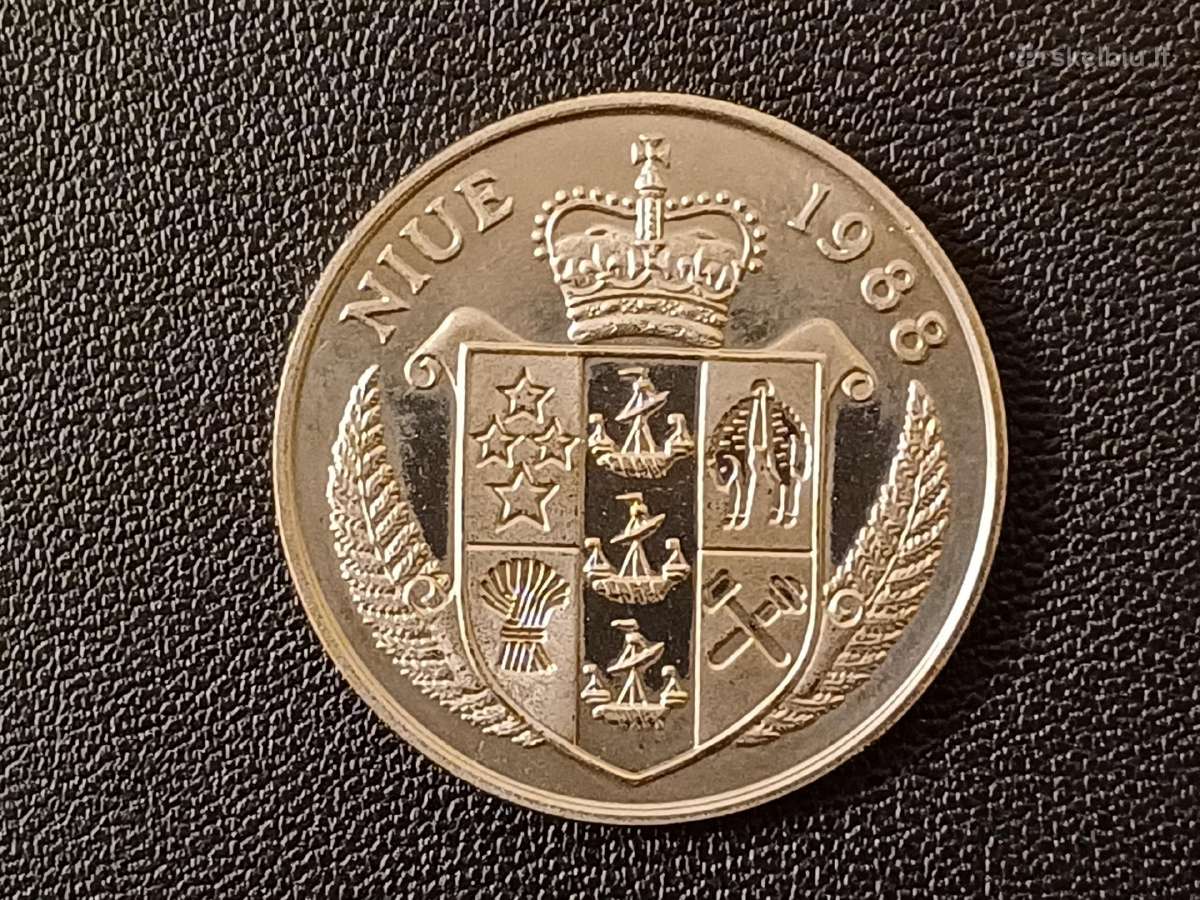 (512) 5 doleriai 1988m. Niue 28,6g. unc. - nuotraukos Nr. 3