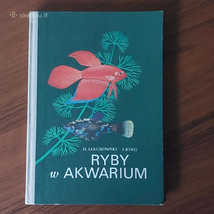 Ksiąžka - Ryby w akwarium / Akvariumo žuvys