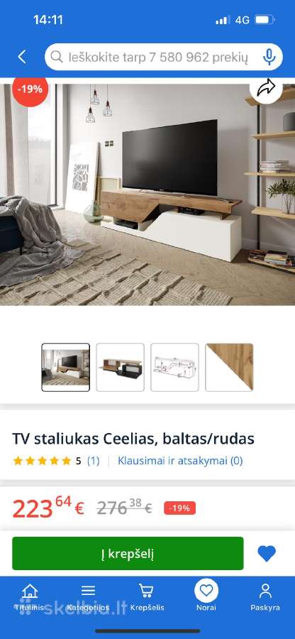 TV staliukas/ komoda. - nuotraukos Nr. 5