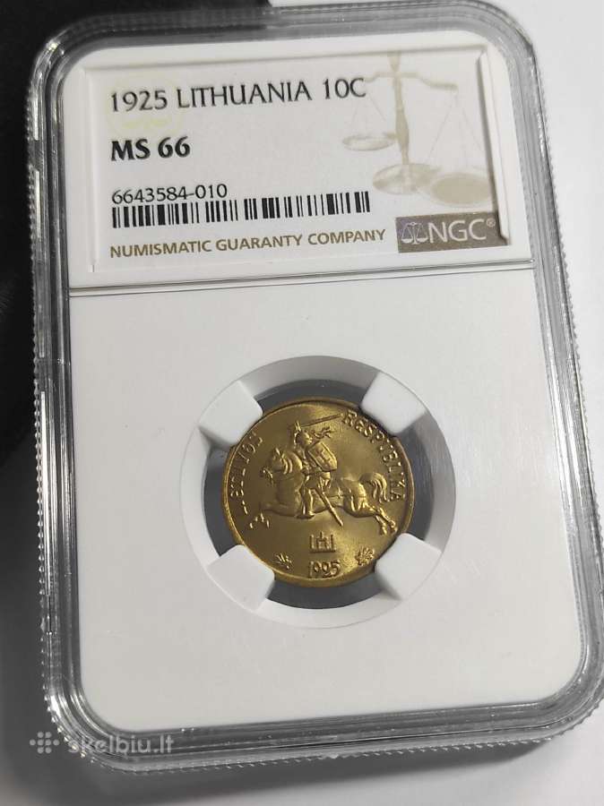 10 centų 1925 Ngc Ms66