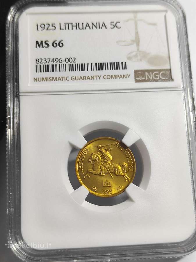 5 centai 1925 Ngc Ms66