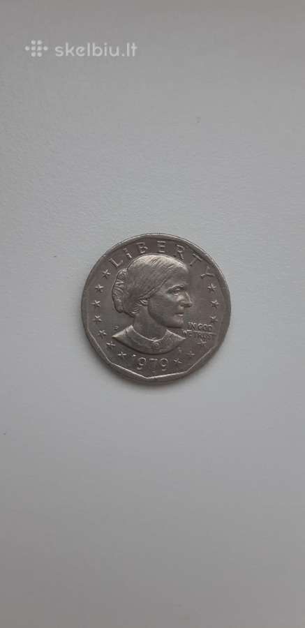 JAV 1979 Susan B. Anthony 1 Doleris