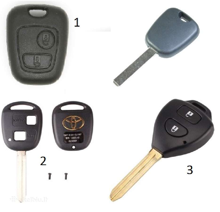 Opel raktai Insignia raktas Astra 0-616-96777 - nuotraukos Nr. 7