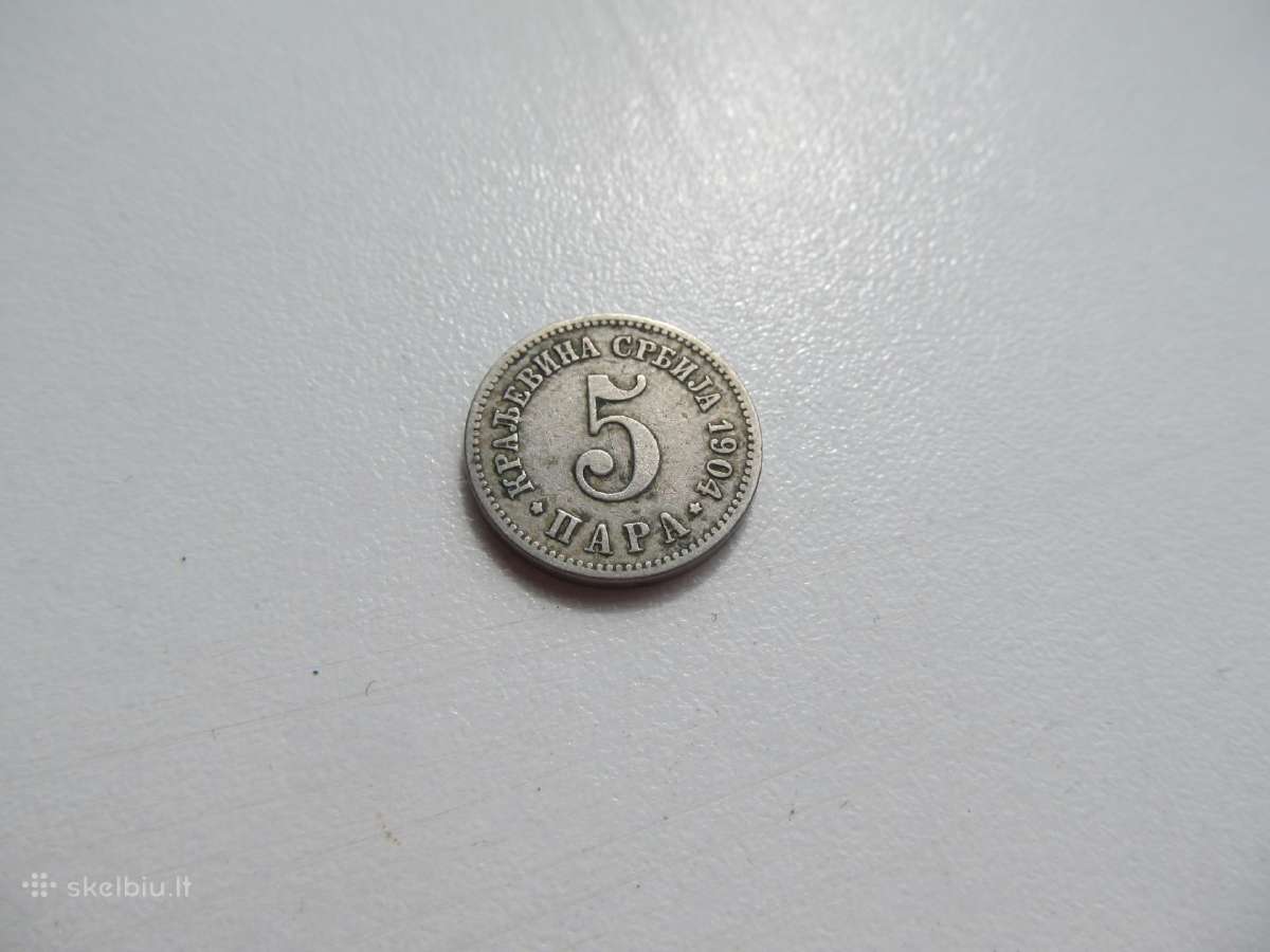 5 para , Serbija , 1904