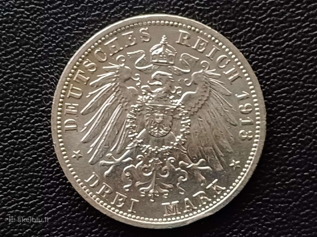 (565) 3 markes 1913m. sidabras