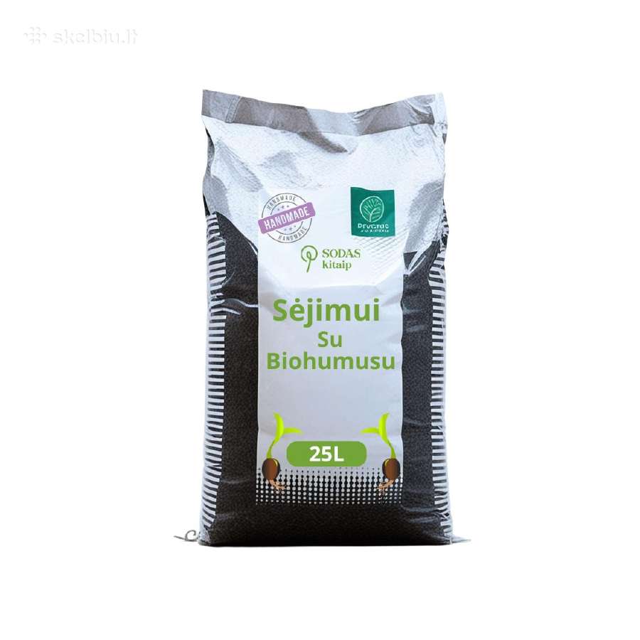 Ekologiškos Trąšos, Žemės Mišiniai Sėjimui, Gėlėms - nuotraukos Nr. 3