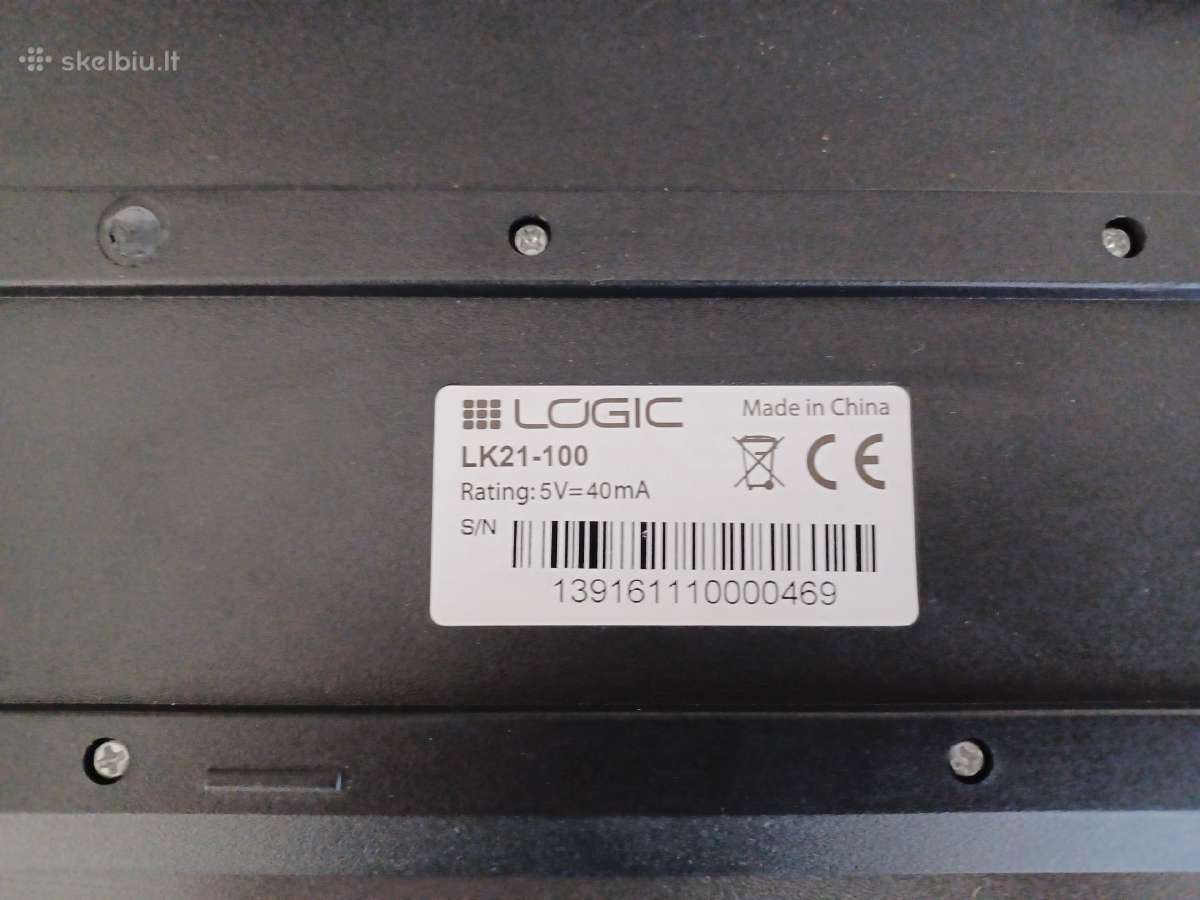 Klaviatūra Logic Lk21-100 - nuotraukos Nr. 5