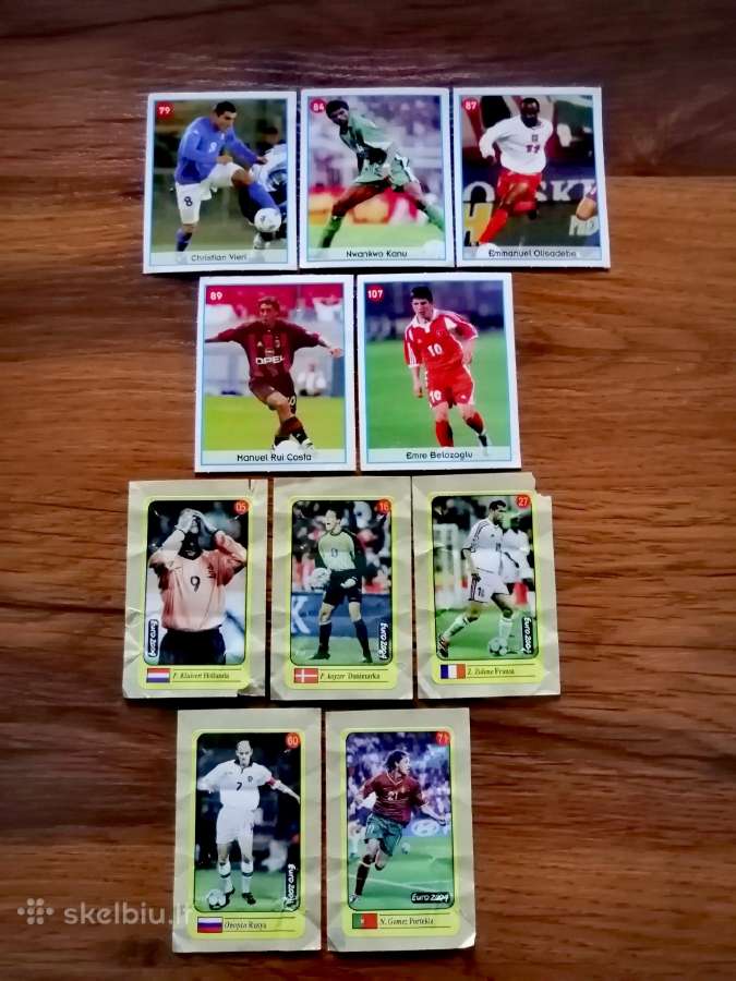 Fifa World Cup 2002 ir Euro 2004 lipdukai