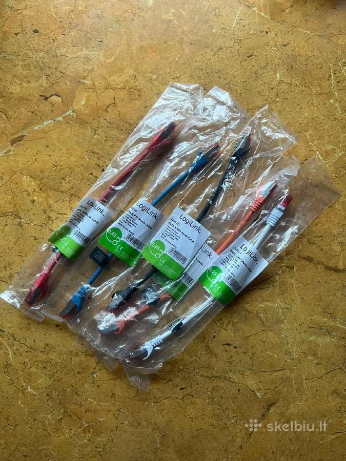 Cat 6 S/ftp patch cable (25cm) - nuotraukos Nr. 2