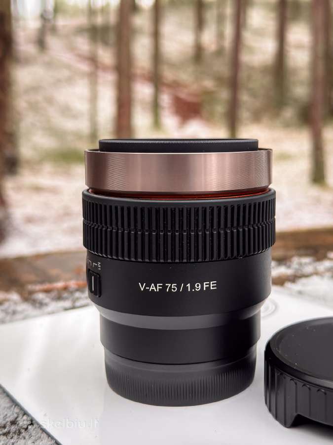 Objektyvas Samyang V-af 75mm, T/1.9, for Sony Fe